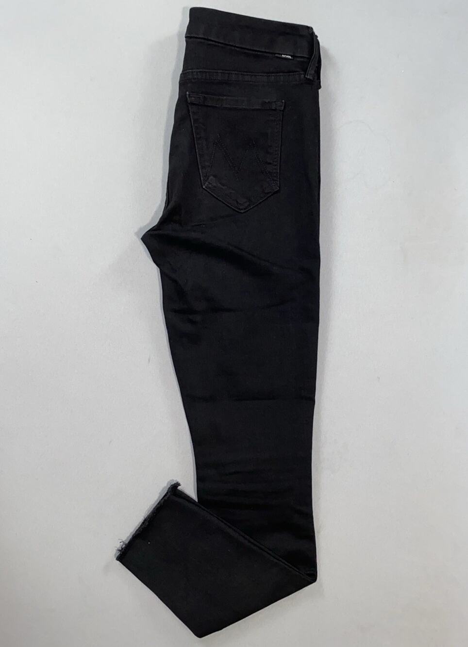 Mother The Looker Ankle Fray Lightweight Stretch Jeans in Not Guilty. Size 25.